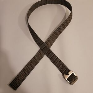 Cabela's Brown Woven Belt With Bottle Opener Buckle 47 Inches